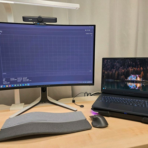 델 Alienware 코어Ultra9, 2TB, 64GB, WIN11 Pro + 델 4K 240Hz 모니터 이미지