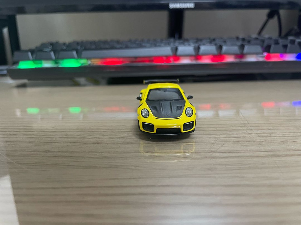 (오늘까지만 판매)미니지티 포르쉐 911 gt2rs 옐로우 급처 이미지