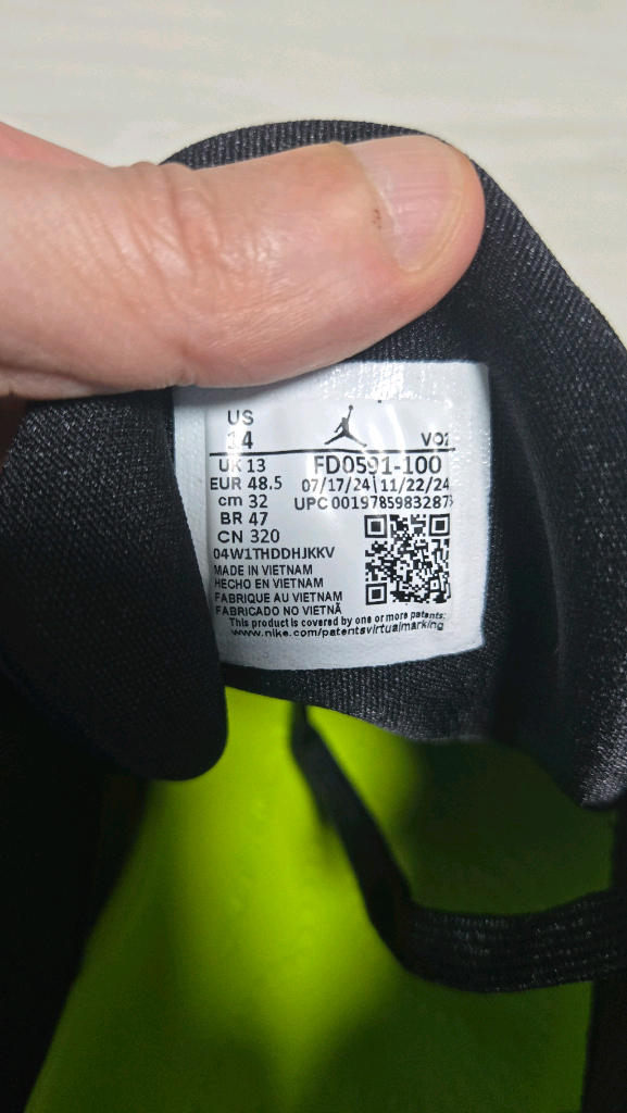 나이키 조던 자이온4 PF 320mm 판매합니다 왕발 빅사이즈 운동화 농구화 이미지