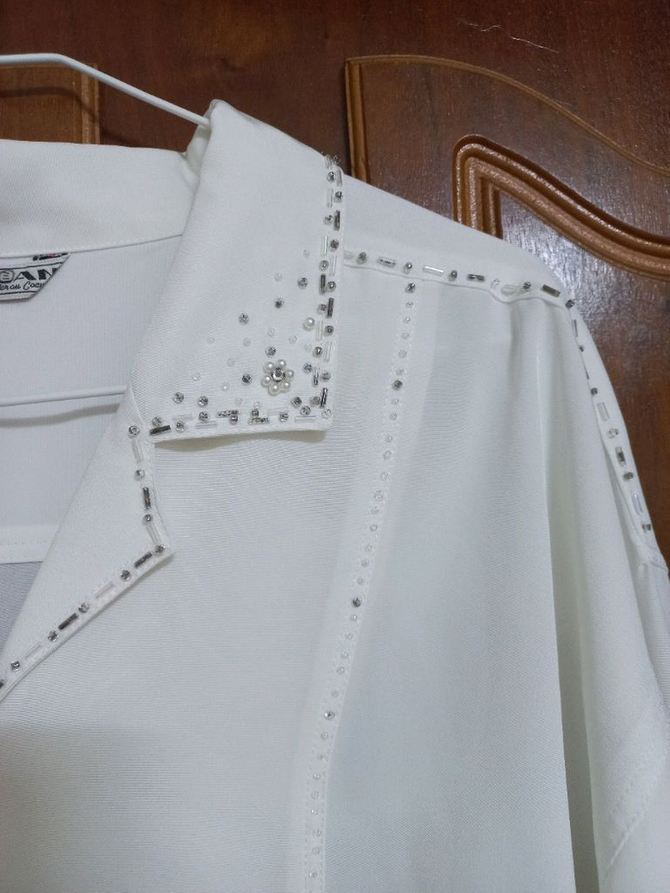 화이트 블라우스,여성 블라우스,실키한화이트블라우스,화이 이미지