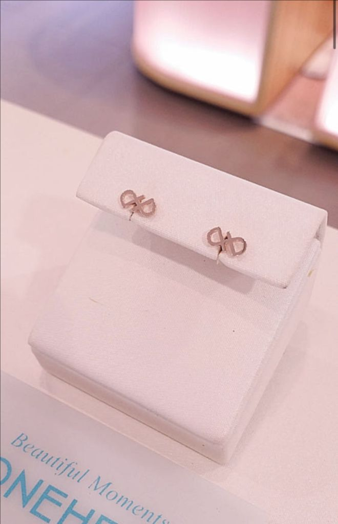 스톤헨지 14K 로즈골드 귀걸이 P1085 - 14K 로즈골드 이미지