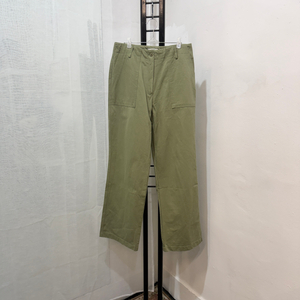 (M)lounge 카키면팬츠 코튼팬츠 와이드 4359 이미지