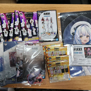 (미개봉) 니케 제일복권 하위상굿즈 일괄 이미지