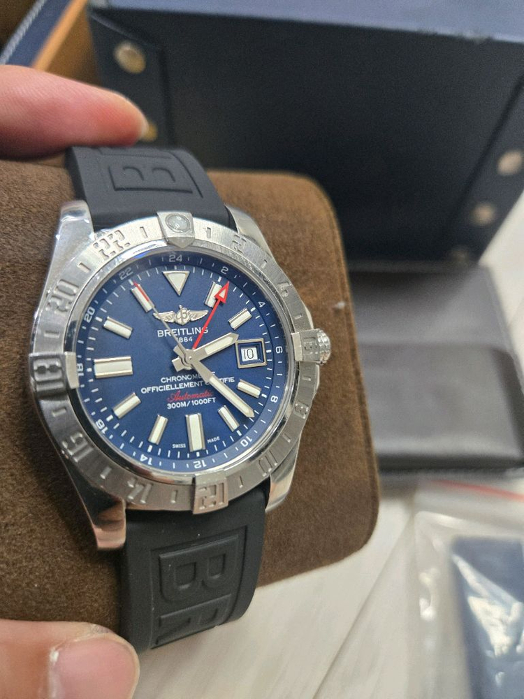 브라이틀링 어벤져2 GMT 44 청판 풀세트 이미지