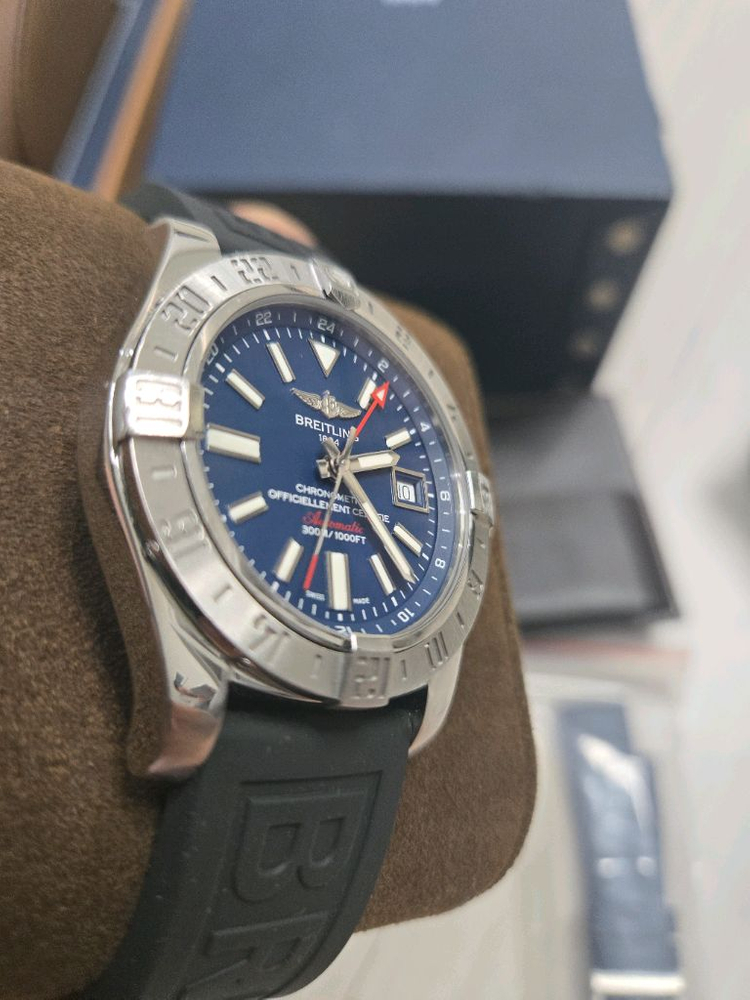 브라이틀링 어벤져2 GMT 44 청판 풀세트 이미지