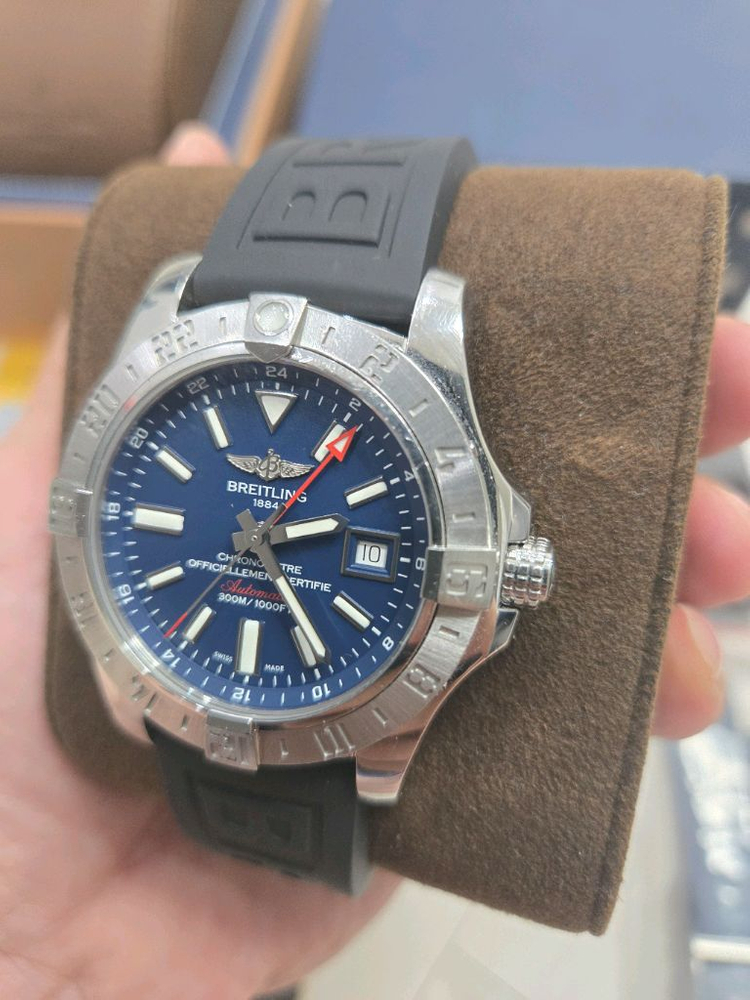 브라이틀링 어벤져2 GMT 44 청판 풀세트 이미지