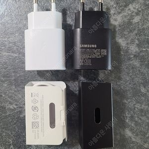 새상품)삼성정품 25W C타입 초고속충전기와CtoC케이블세트 핸드폰충전기 이미지