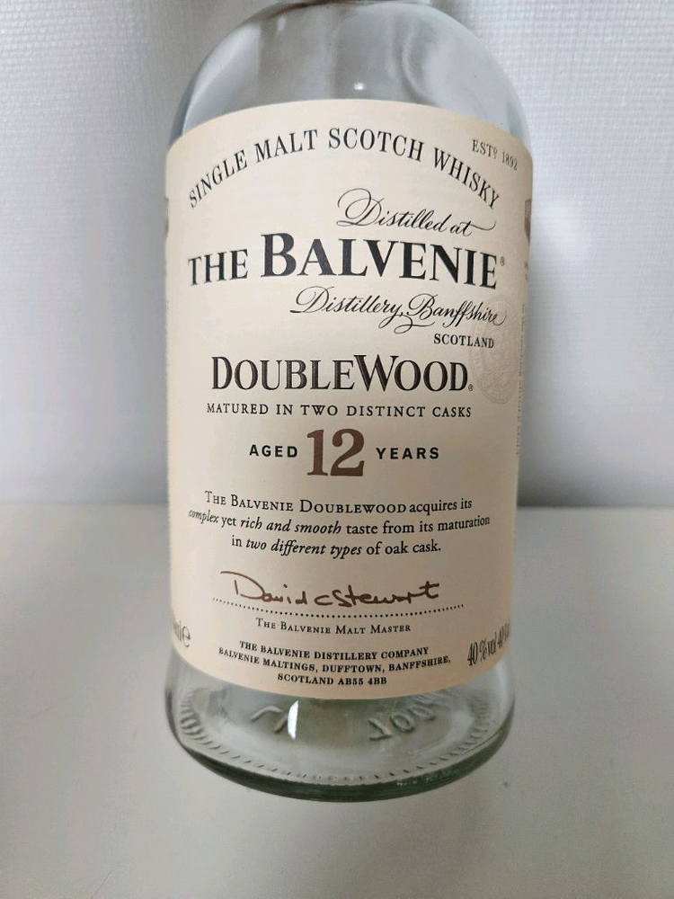 발베니 BALVENIE 12년 더블우드 양주 공병 빈병 술병 이미지