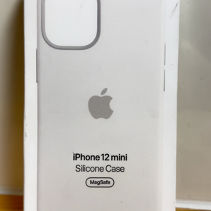 (정품) 아이폰12 미니 실리콘케이스 화이트 색상 팝니다. 이미지