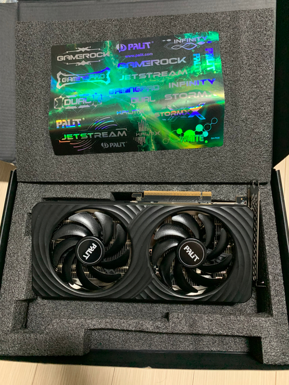 PALIT 지포스 RTX 5060 DUAL OC D7 8GB 이엠텍 그래픽카드 이미지