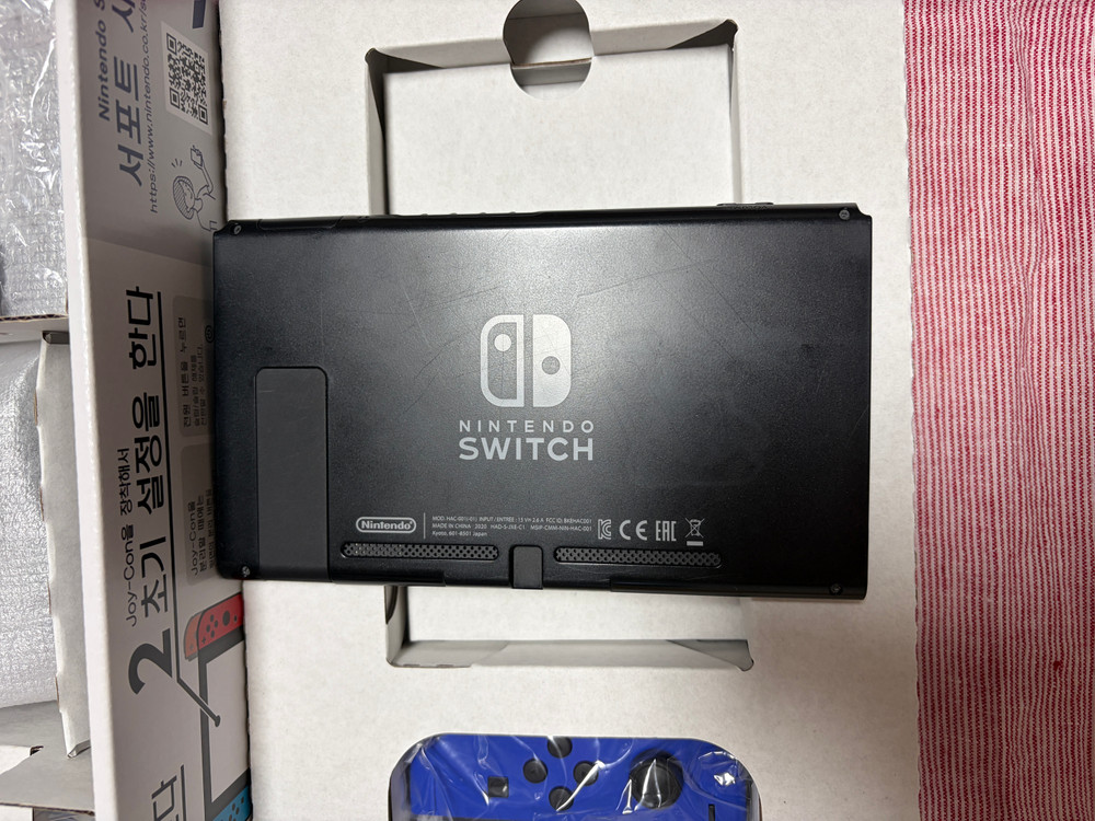 닌텐도 스위치 배터리개선판 풀박 (모여봐요동물의숲+포켓몬레전드 Z-A 설치) 이미지