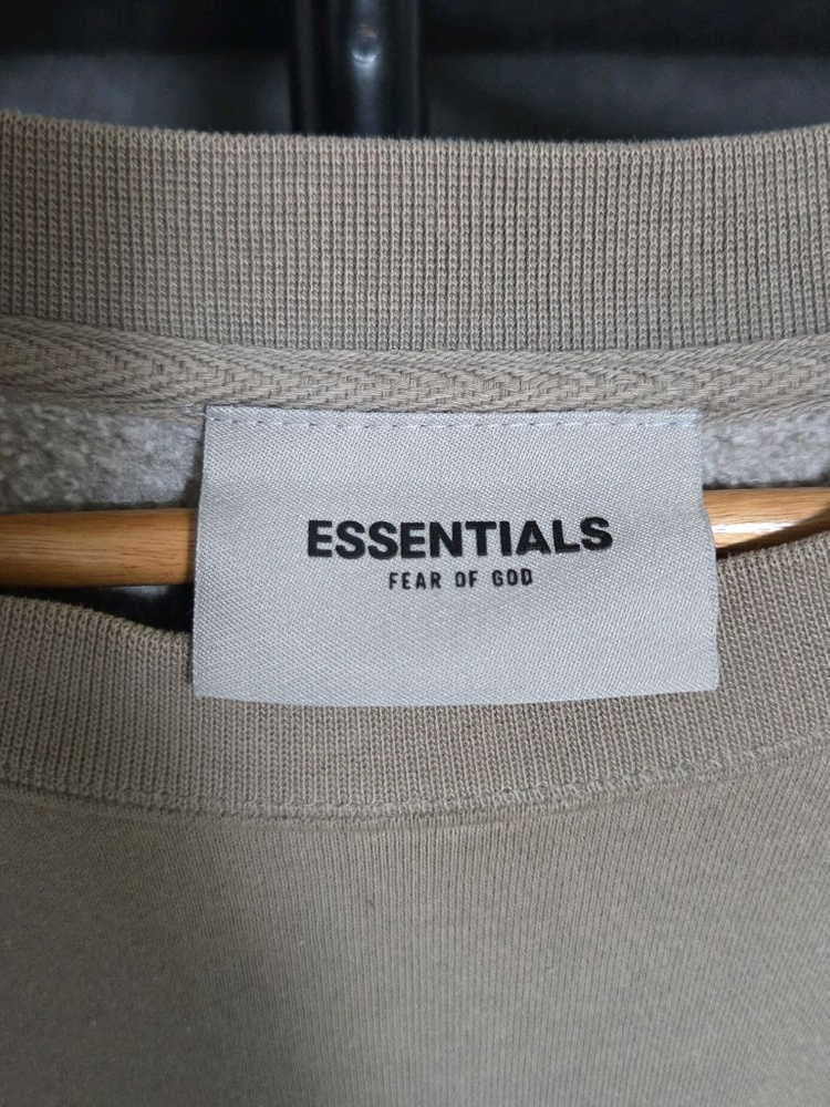 [피어오브갓 에센셜] 전면 로고 라글란 맨투맨 | 00207 이미지