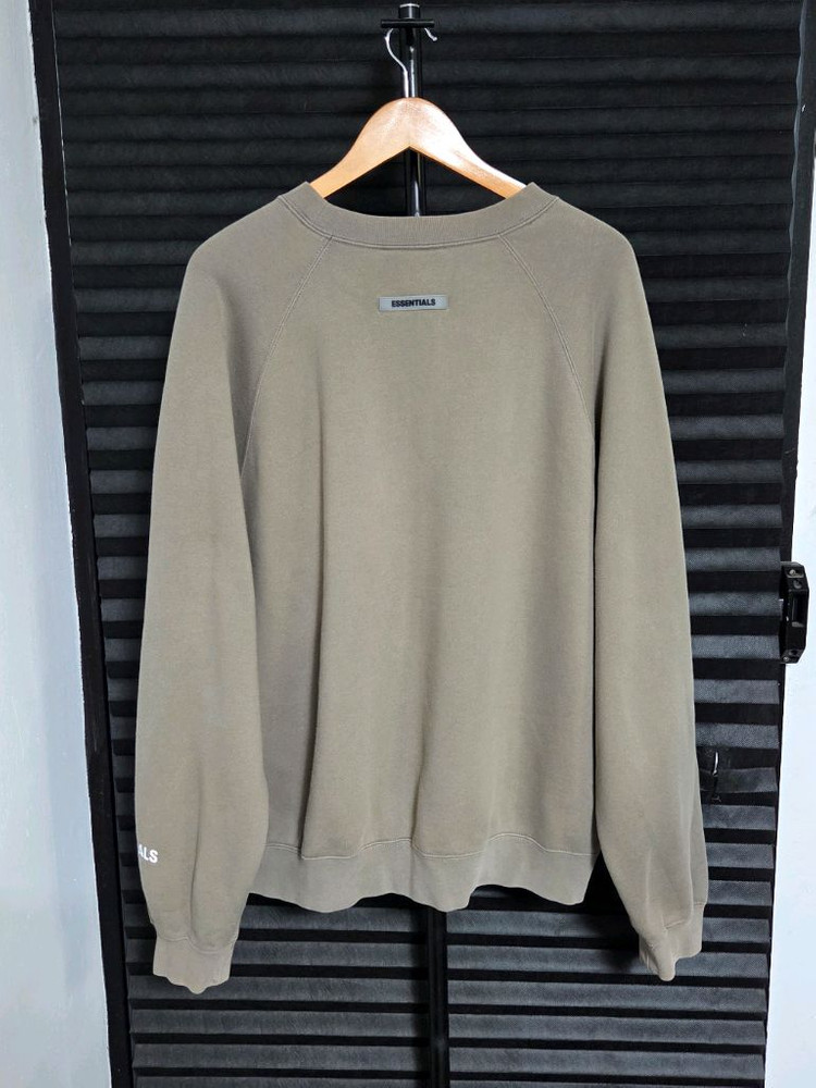 [피어오브갓 에센셜] 전면 로고 라글란 맨투맨 | 00207 이미지