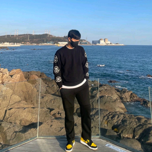 스투시 SS 링크 니트 블랙 XL 이미지