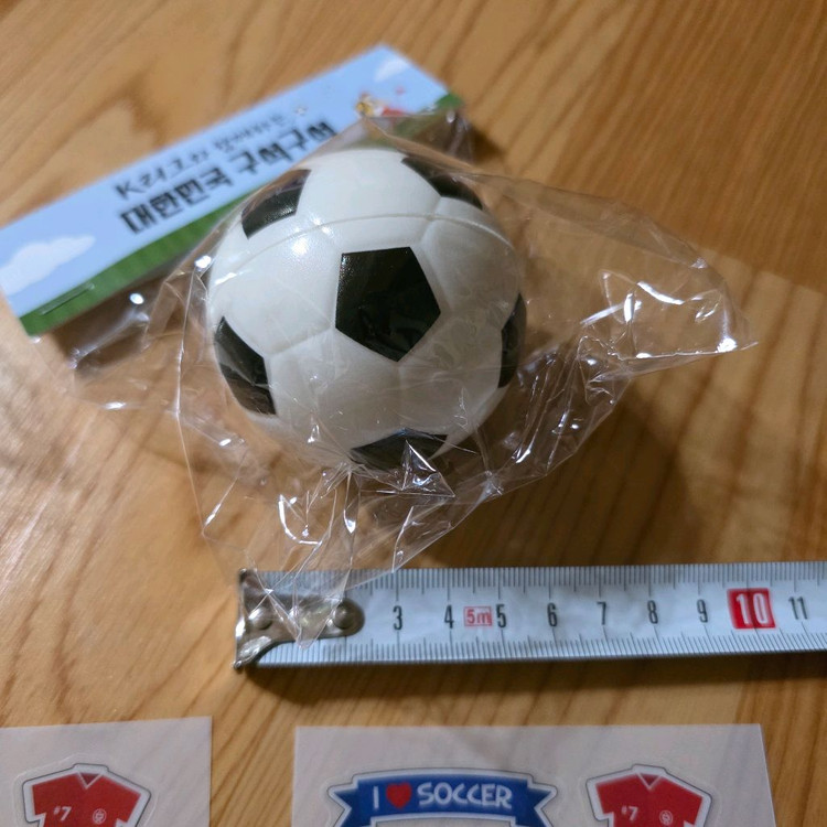 스펀지축구공 스트레스볼 스티커(새제품)일괄판매 이미지