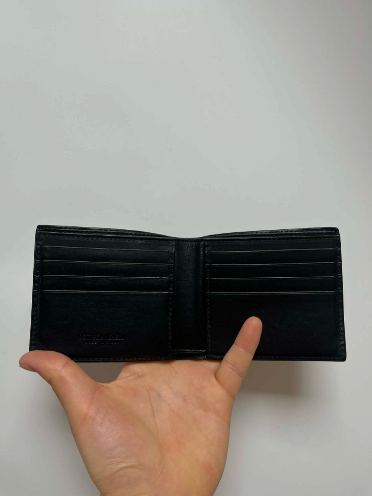 보테가베네타 반지갑 블랙 이미지