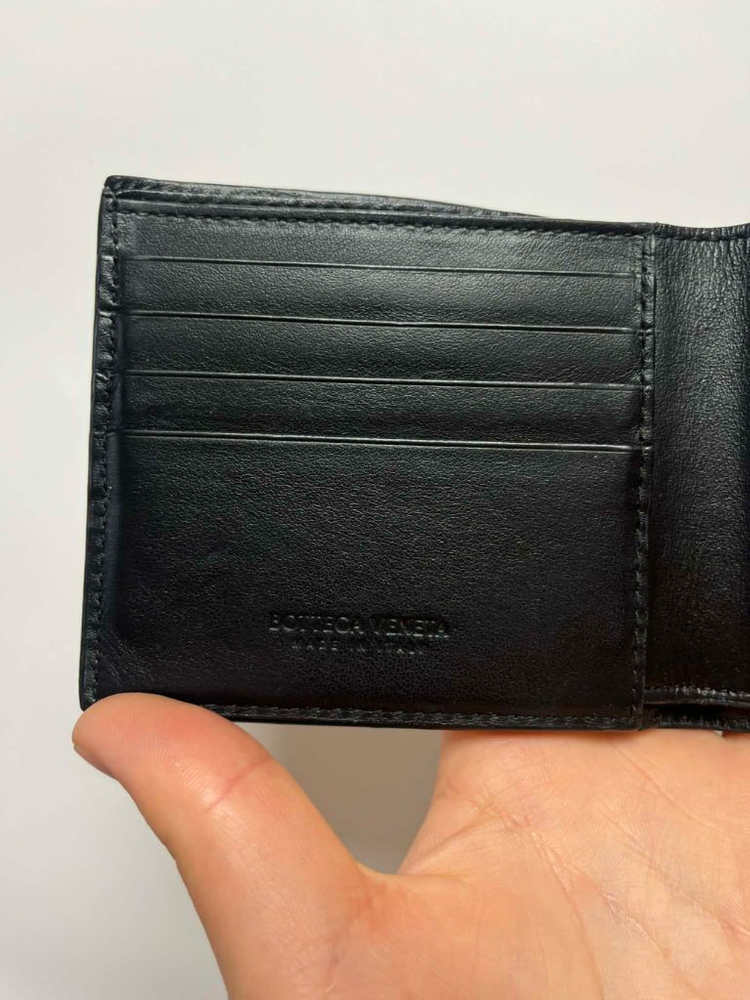 보테가베네타 반지갑 블랙 이미지