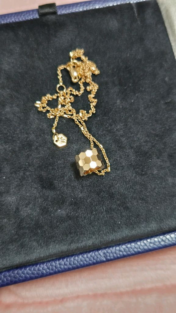 비드쇼메 스몰 로즈골드 목걸이 이미지