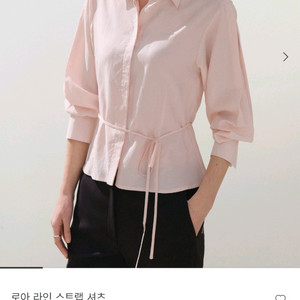 sie 시에 로아 라인 스트랩 셔츠 이미지