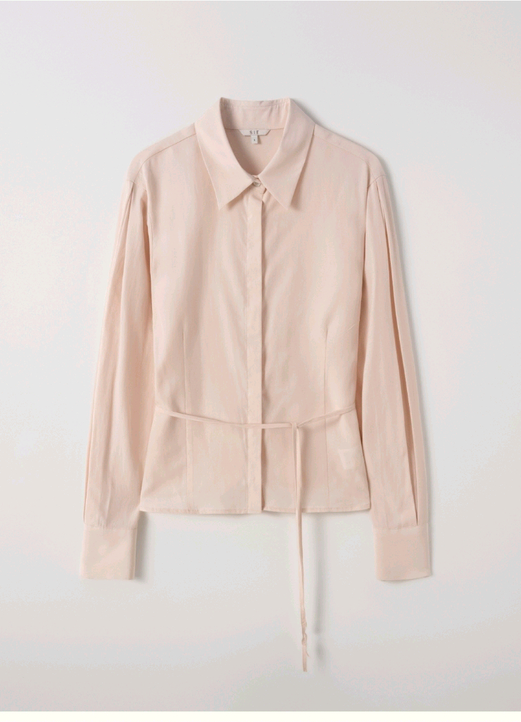 sie 시에 로아 라인 스트랩 셔츠 이미지