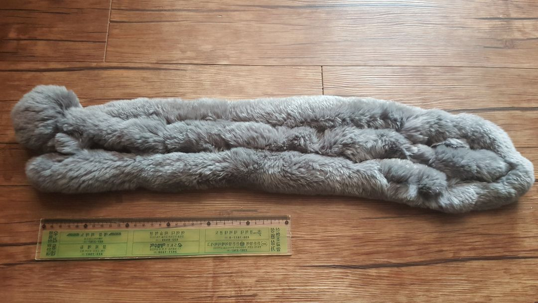 퍼 숄더 머플러 목도리 이미지