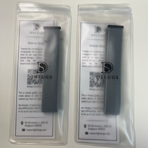 Delugs 델크로 18mm 그레이 스트랩 이미지