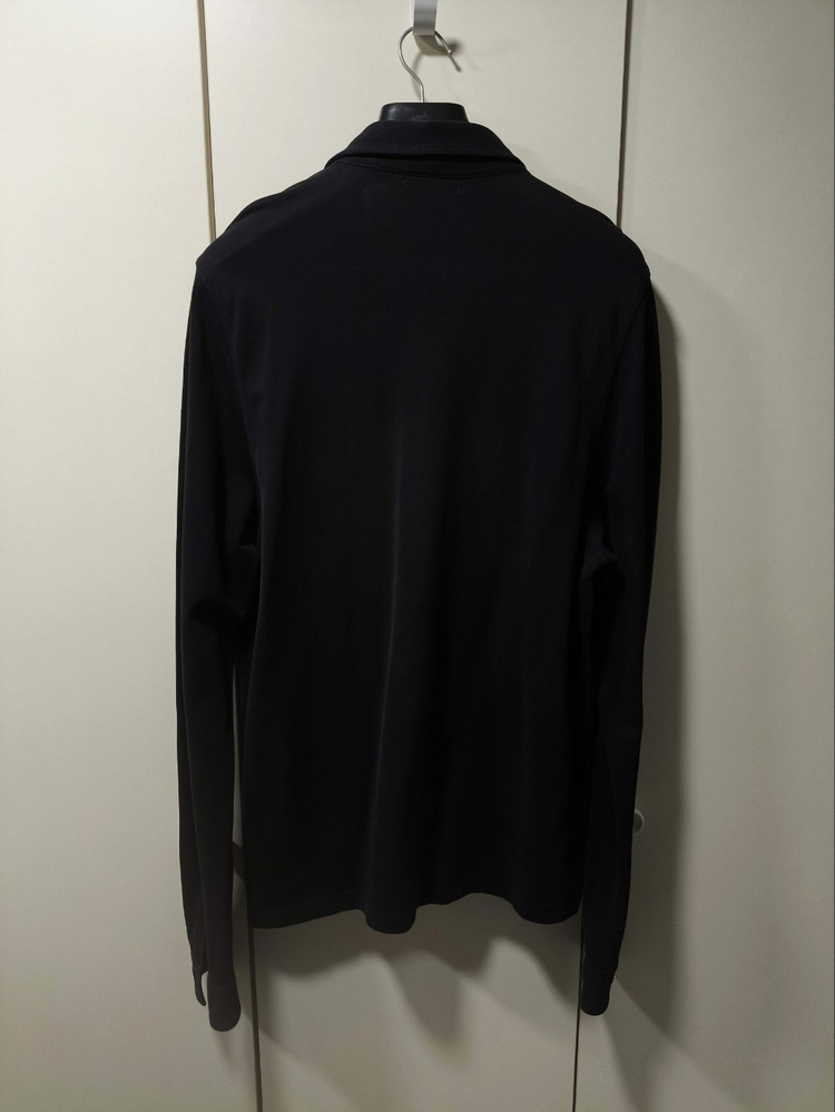 XL 버버리 카라넥 티셔츠 블랙 이미지