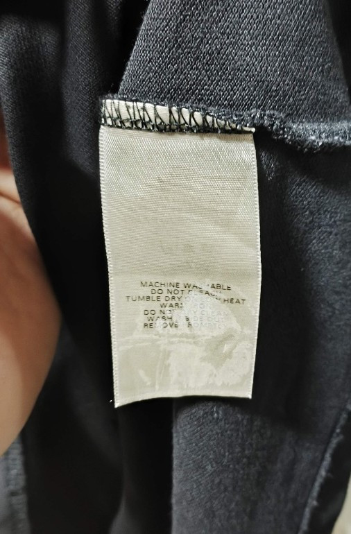 XL 버버리 카라넥 티셔츠 블랙 이미지