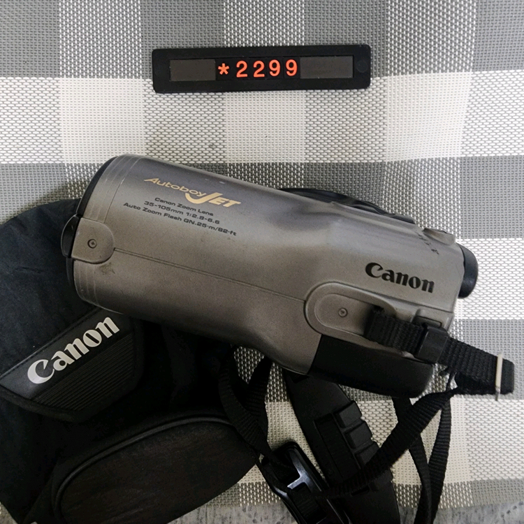 캐논 오토보이 제트 필름카메라 리모컨 파우치 포함 이미지