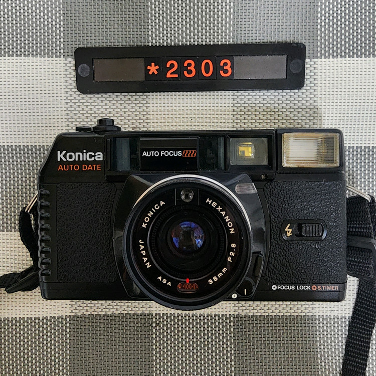 코니카 C 35 MF D 데이터백 필름카메라 이미지