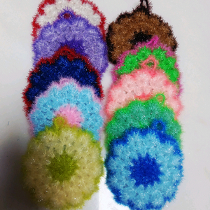 핸드메이드 수세미 10개 이미지