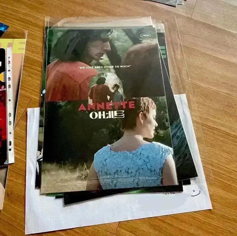 아네트 레오까락스 감독 싸인 스페셜레터 레오카락스 영화굿즈 포스터 이미지