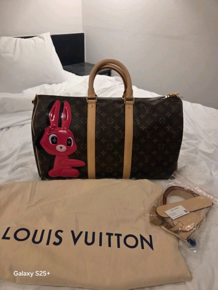 루이비통 모노그램 키폴 반둘리에 45 슌이텐 한정판 이미지