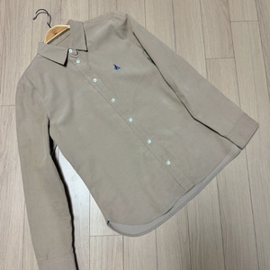 빈폴 레이디스 코듀로이 베이지 클래식핏 셔츠 봄가을골덴블라우스 이미지