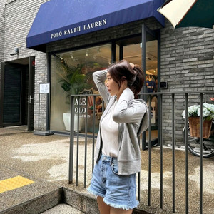 피프틴엠 그레이 후드 데님팬츠 이미지