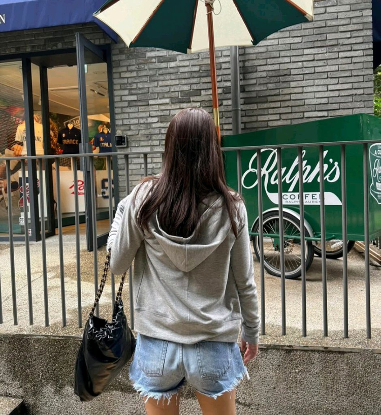 피프틴엠 그레이 후드 데님팬츠 이미지