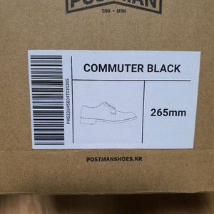 포스트맨 더비 커뮤터 블랙 사이즈 265mm 이미지