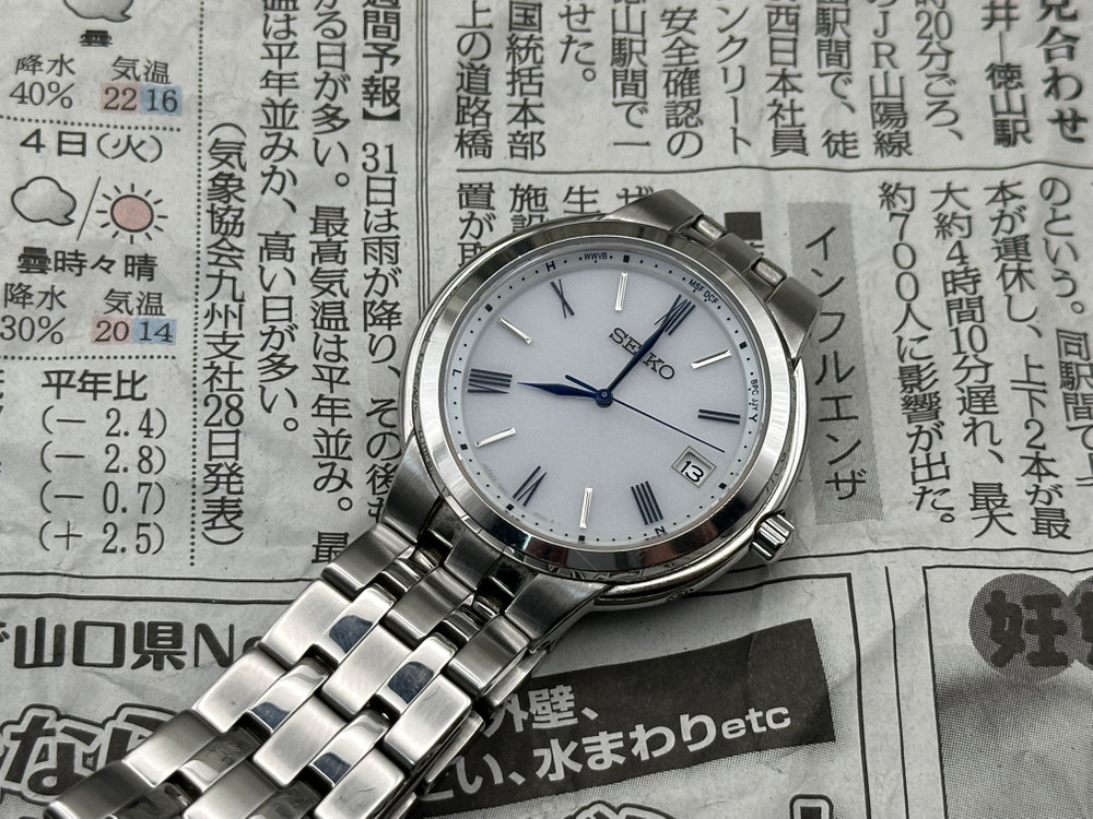 [현행급 미품] 세이코 셀렉션 SBTM281 전파솔라(7B62-0AA0) 이미지