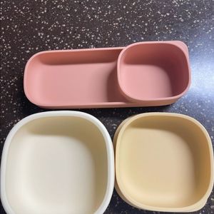 모윰 실리콘 식판 디바이더,흡착볼 팝니다 이미지