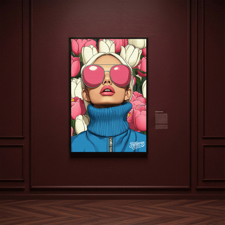 내가 보는 세상은 나였다 그림 액자 팝아트 인테리어소품 여자그림 인물액자 대형 캔버스 거실 아트포스터 예쁜 감성 인 이미지