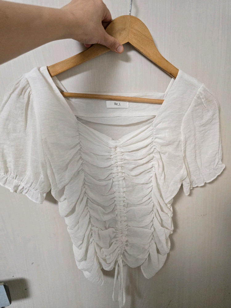 새)ReL 라엘 셔링 블라우스 ( 정가10만) 이미지