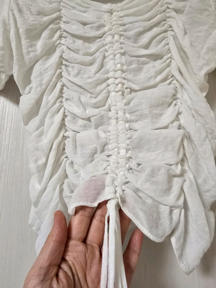 새)ReL 라엘 셔링 블라우스 ( 정가10만) 이미지