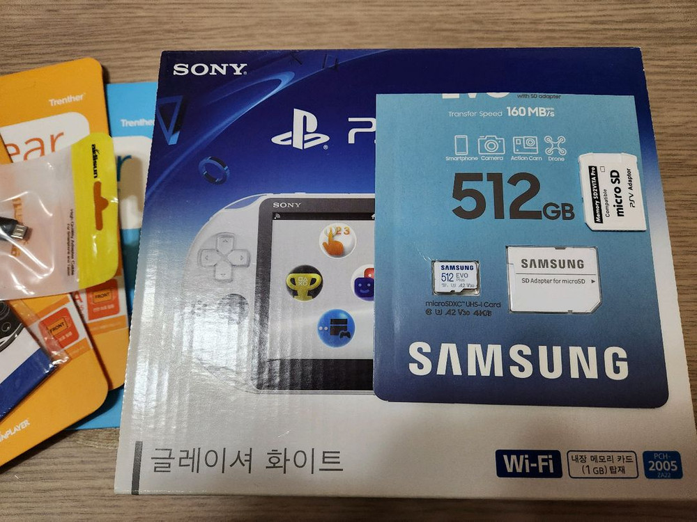 PSVITA 2세대 글레이셔 화이트 512GB 이미지