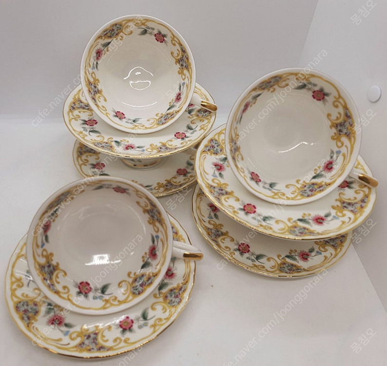 일본 게이또 본차이나 홍차잔 5셋트값택포함 이미지