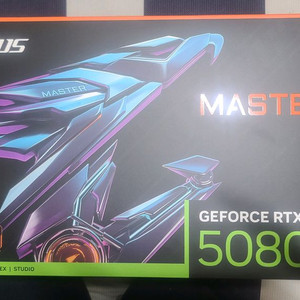 미개봉)AORUS 지포스 RTX 5080 MASTER D7 16GB 제이씨현 판매합니다 이미지