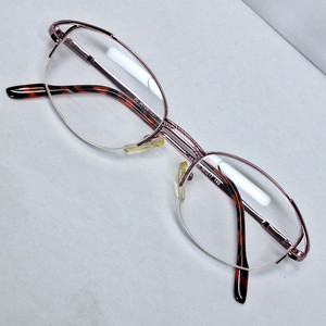 일본 수입 반무테 안경 안경테 JC HT061027 / RC-09 와인 핑크 빈티지 레트로 로모 클래식 y2k 패션 이미지