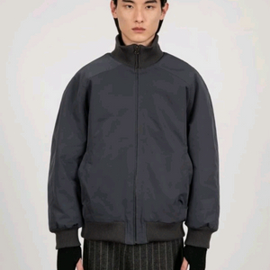 아모멘토 남성 리버시블 오버사이즈 시어링 점퍼 차콜 M / 자켓 유스 브라운야드 러프사이드 포터리 이미지