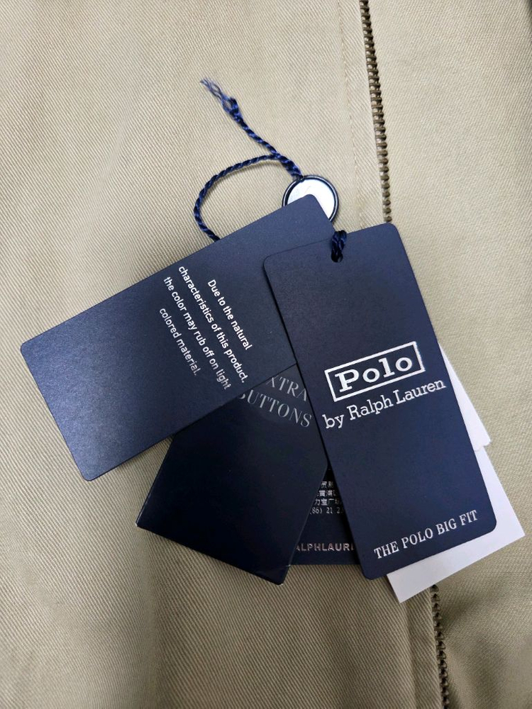 폴로랄프로렌 빅자켓 베이지색상 카키 s(100~105)사이즈 정품 판매 이미지