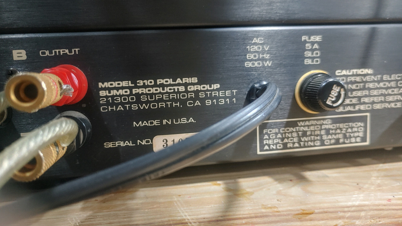 SUMO 아테나 프리 Polaris Class 28 파워앰프(USA) 이미지