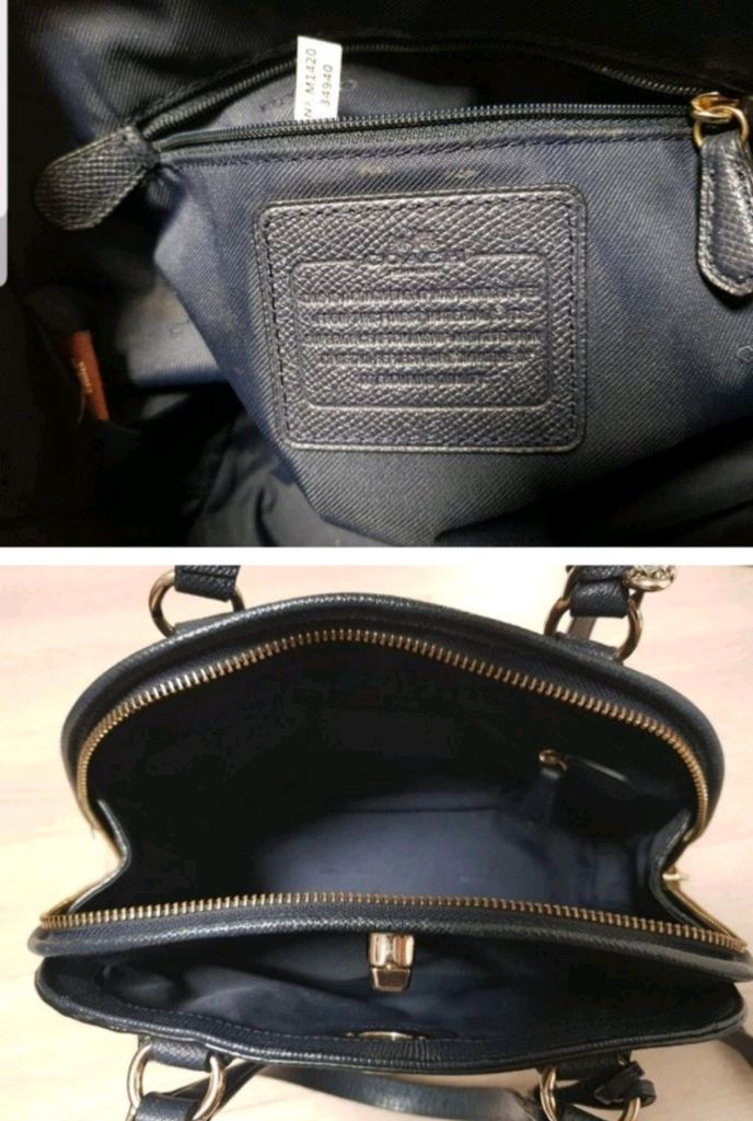 코치 금장턴락장식 사첼 3way백 이미지